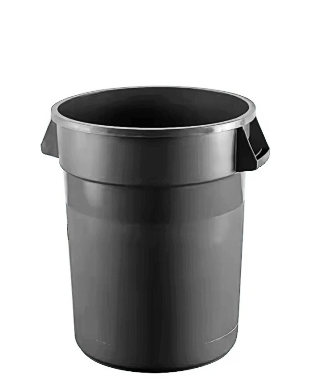 Grey 10 Gal. Round Container